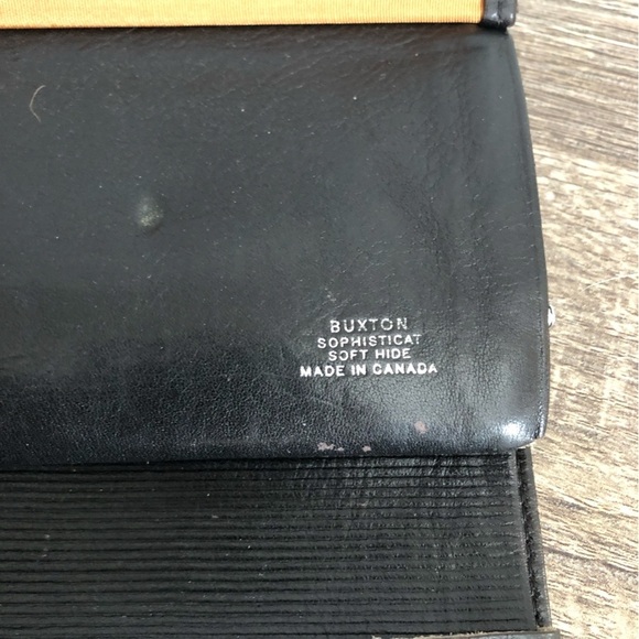 Vtg Buxton Leather Wallet - Picture 6 of 13